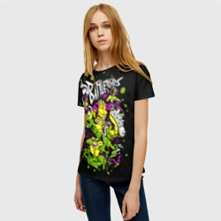 Женская футболка 3D Battletoads - Боевые Жабы - фото 2