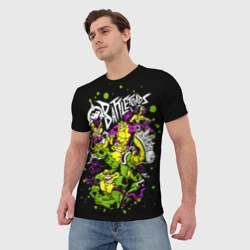 Мужская футболка 3D Battletoads - Боевые Жабы - фото 2
