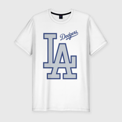 Мужская футболка хлопок Slim Los Angeles Dodgers - baseball team