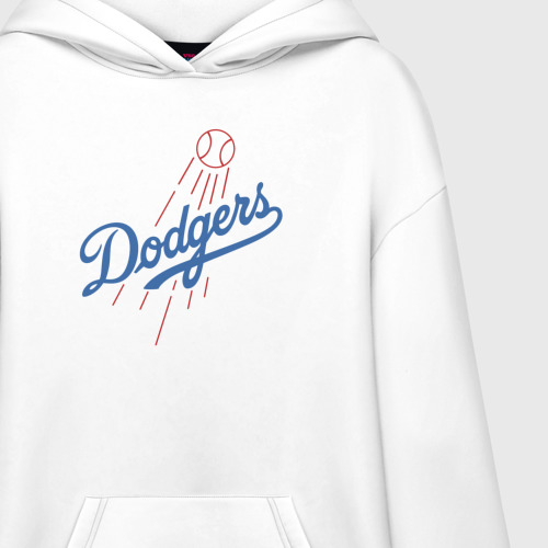 Худи SuperOversize хлопок Los Angeles Dodgers - baseball - emblem - фото 3