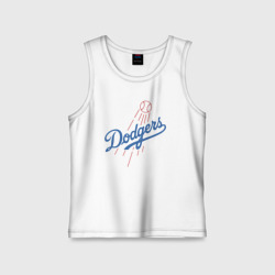 Детская майка хлопок Los Angeles Dodgers - baseball - emblem