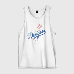 Мужская майка хлопок Los Angeles Dodgers - baseball - emblem