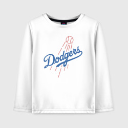 Детский лонгслив хлопок Los Angeles Dodgers - baseball - emblem
