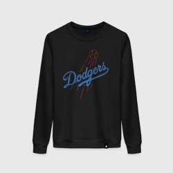 Женский свитшот хлопок Los Angeles Dodgers - baseball - emblem