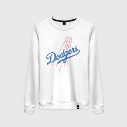 Женский свитшот хлопок Los Angeles Dodgers - baseball - emblem