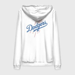 Мужская толстовка на молнии хлопок Los Angeles Dodgers - baseball - emblem