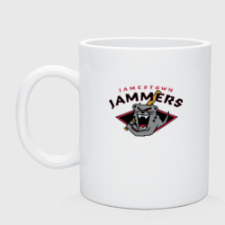 Кружка керамическая Jamestown jammers - baseball team