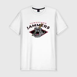 Мужская футболка хлопок Slim Jamestown jammers - baseball team