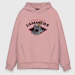 Мужское худи Oversize хлопок Jamestown jammers - baseball team