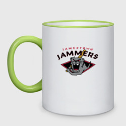 Кружка двухцветная Jamestown jammers - baseball team