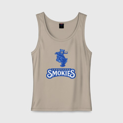 Женская майка хлопок Tennessee smokies - baseball team