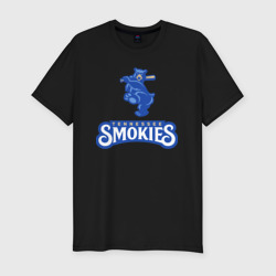 Мужская футболка хлопок Slim Tennessee smokies - baseball team