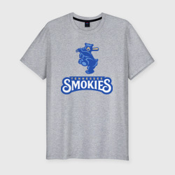 Мужская футболка хлопок Slim Tennessee smokies - baseball team