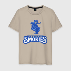 Мужская футболка хлопок Tennessee smokies - baseball team