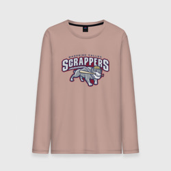 Мужской лонгслив хлопок Mahoning valley scrappers - baseball team