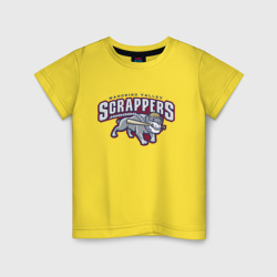 Детская футболка хлопок Mahoning valley scrappers - baseball team