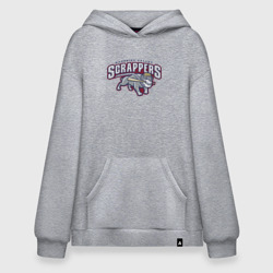 Худи SuperOversize хлопок Mahoning valley scrappers - baseball team