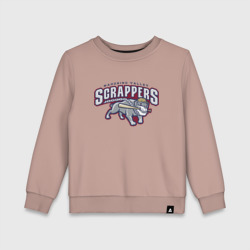 Детский свитшот хлопок Mahoning valley scrappers - baseball team