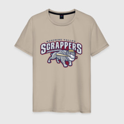 Мужская футболка хлопок Mahoning valley scrappers - baseball team