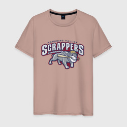 Мужская футболка хлопок Mahoning valley scrappers - baseball team