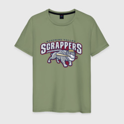 Мужская футболка хлопок Mahoning valley scrappers - baseball team