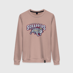 Женский свитшот хлопок Mahoning valley scrappers - baseball team