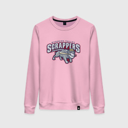 Женский свитшот хлопок Mahoning valley scrappers - baseball team