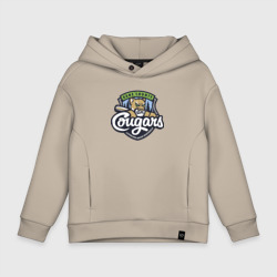 Детское худи Oversize хлопок Kane County Cougars - baseball team