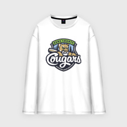 Мужской лонгслив oversize хлопок Kane County Cougars - baseball team