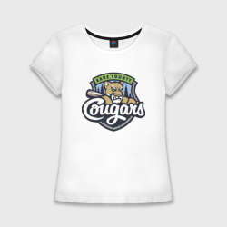 Женская футболка хлопок Slim Kane County Cougars - baseball team