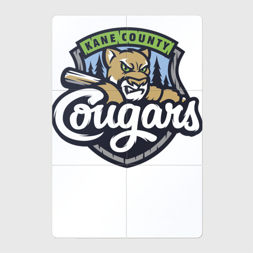 Магнитный плакат 2Х3 Kane County Cougars - baseball team