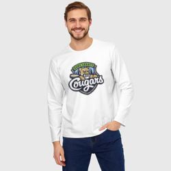 Мужской лонгслив oversize хлопок Kane County Cougars - baseball team - фото 2