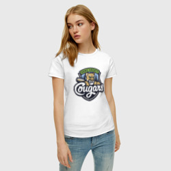 Женская футболка хлопок Kane County Cougars - baseball team - фото 2