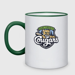 Кружка двухцветная Kane County Cougars - baseball team