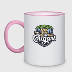 Кружка двухцветная Kane County Cougars - baseball team