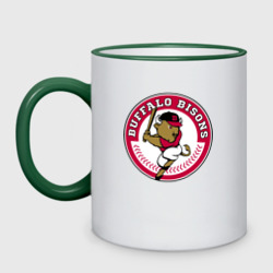 Кружка двухцветная Buffalo bisons - baseball team