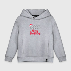 Детское худи Oversize хлопок Audi merry christmas