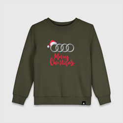 Детский свитшот хлопок Audi merry christmas