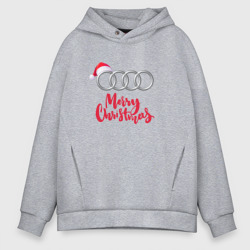 Мужское худи Oversize хлопок Audi merry christmas