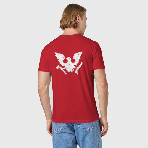 Мужская футболка хлопок State of Decay | Logo (+спина), цвет красный - фото 4