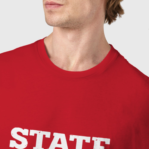 Мужская футболка хлопок State of Decay | Logo (+спина), цвет красный - фото 6