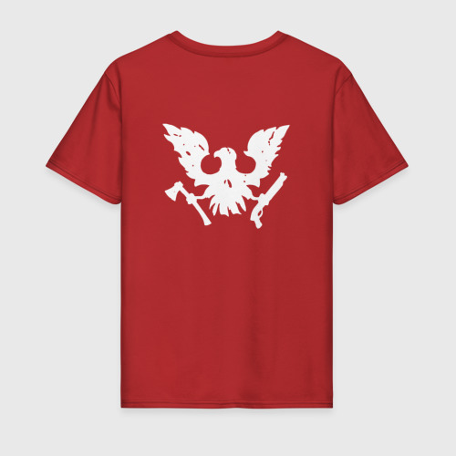 Мужская футболка хлопок State of Decay | Logo (+спина), цвет красный - фото 2