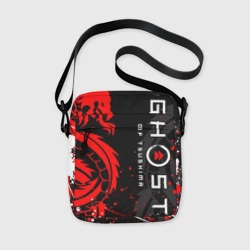 Сумка через плечо 3D Ghost of Tsushima призрак Цусимы на спине