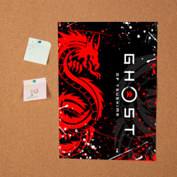 Постер Ghost of Tsushima призрак Цусимы на спине - фото 2