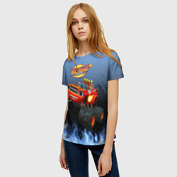 Женская футболка 3D Вспыш и Эй-Джей - фото 2