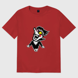 Женская футболка хлопок Oversize Spamton Deltarune; Спамтон Дельтарун