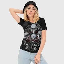 Женская футболка 3D Slim Code Vein Код Вейн - фото 2