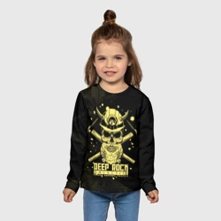 Детский лонгслив 3D Deep Rock Galactic Danger Darkness Dwarves - фото 2
