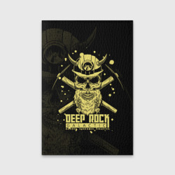 Обложка для паспорта матовая кожа Deep Rock Galactic Danger Darkness Dwarves