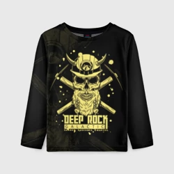 Детский лонгслив 3D Deep Rock Galactic Danger Darkness Dwarves